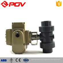 Water valve PVC modulating electric actuator valve